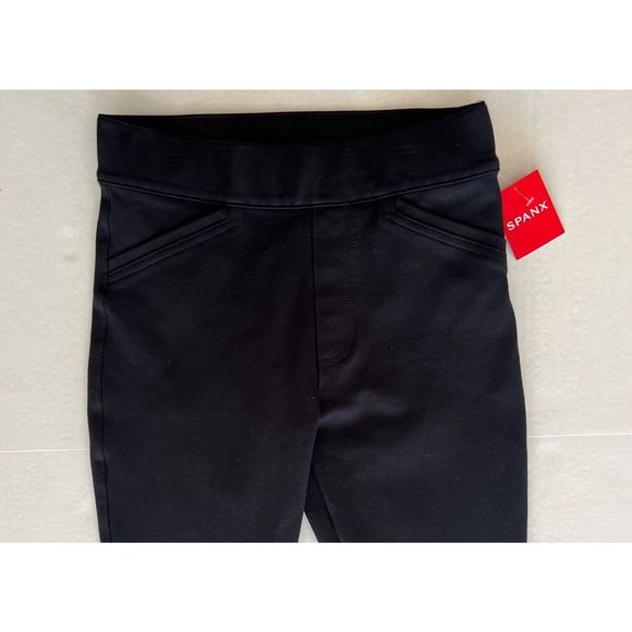 Spanx 20251Q Women Sz XS Very Black The Perfect Back Seam Skinny Pants - Picture 3 of 8